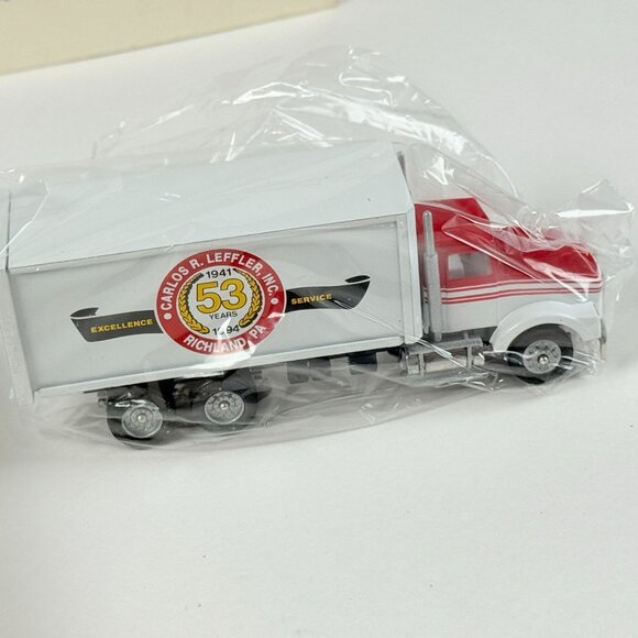 Winross Diecast Carlos R. Leffler Inc 53 Years Truck Richland PA Collectible - Picture 2 of 7